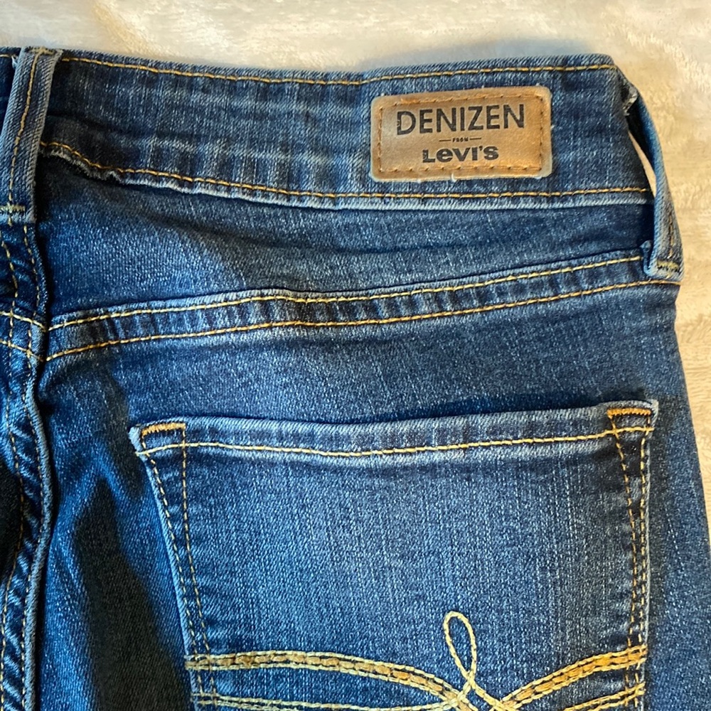 Low Rise Blue Jeans